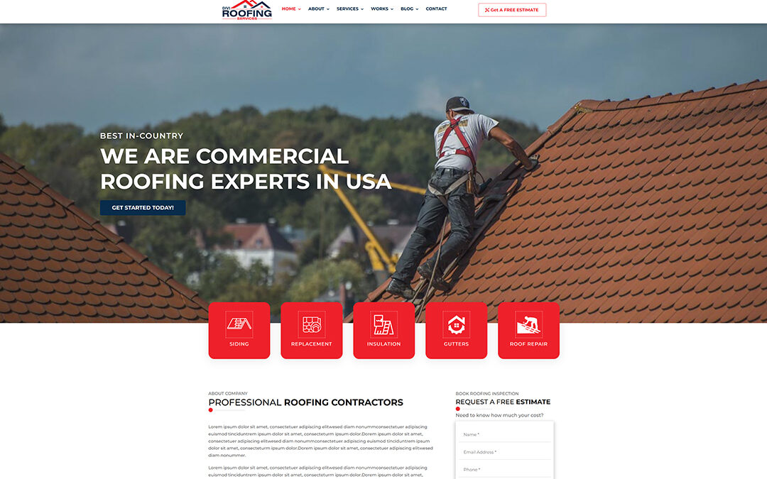 Roofing Website